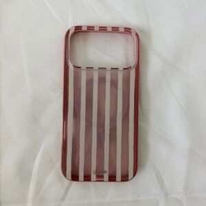 Sonix Pink Striped iPhone 17 Pro Max MagSafe Phone Case